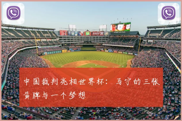 中国裁判亮相世界杯：马宁的三张黄牌与一个梦想
